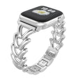 For Apple Watch 46mm / 49mm / 45mm / 44mm Kalebol V-shaped Zinc Alloy Strap(Silver) - free shipping - PMC TechLife - Order now!