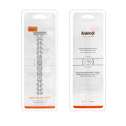For Apple Watch 46mm / 49mm / 45mm / 44mm Kalebol V-shaped Zinc Alloy Strap(Starlight)