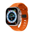 For Apple Watch 46mm / 49mm / 45mm / 44mm Kalebol Sport Silicone Strap(Dark Orange) - Watch Bands by Kalebol | Online Shopping South Africa | PMC TechLife | Buy Now Pay Later Mobicred