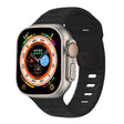 For Apple Watch 46mm / 49mm / 45mm / 44mm Kalebol Sport Silicone Strap(Black) - Watch Bands by Kalebol | Online Shopping South Africa | PMC TechLife | Buy Now Pay Later Mobicred