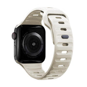 For Apple Watch 46mm / 49mm / 45mm / 44mm Kalebol Sport Silicone Strap(Starlight)