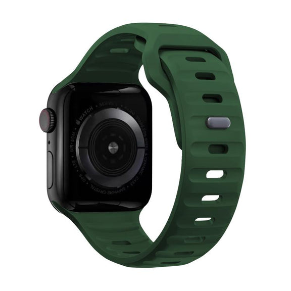 For Apple Watch 42mm / 41mm / 40mm / 38mm Kalebol Sport Silicone Strap(Green)