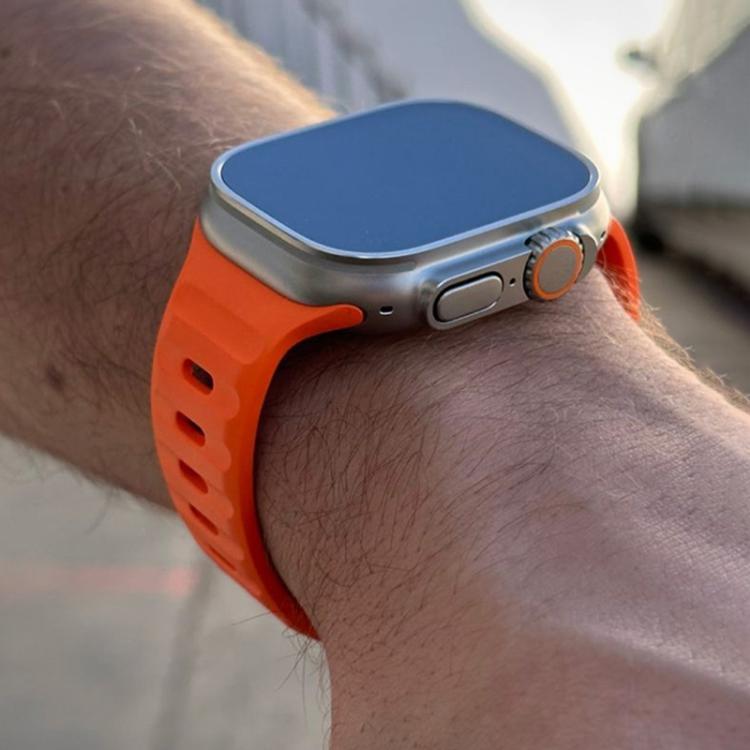 For Apple Watch 42mm / 41mm / 40mm / 38mm Kalebol Sport Silicone Strap(Cloudy Grey)