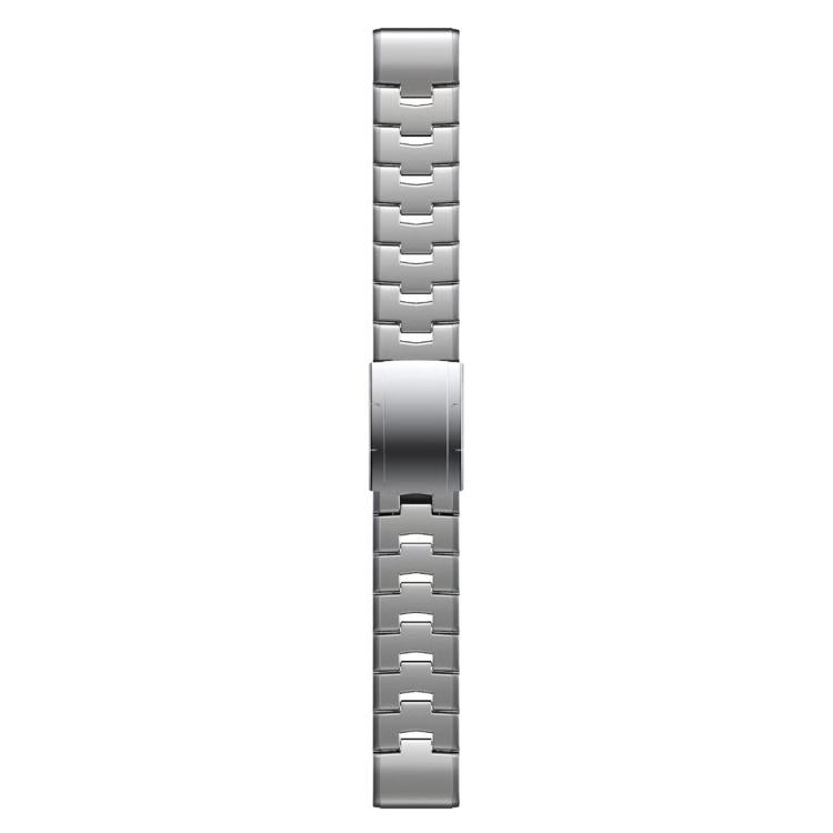 For Garmin Watch 22mm Oracle Titanium Alloy Watch Band(Silver)