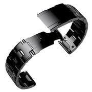 For Garmin Watch 26mm Oracle Titanium Alloy Watch Band(Black)