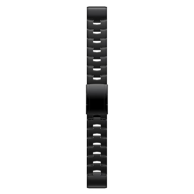 For Garmin Watch 26mm Oracle Titanium Alloy Watch Band(Black)