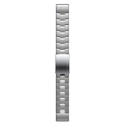For Garmin Watch 26mm Oracle Titanium Alloy Watch Band(Silver)