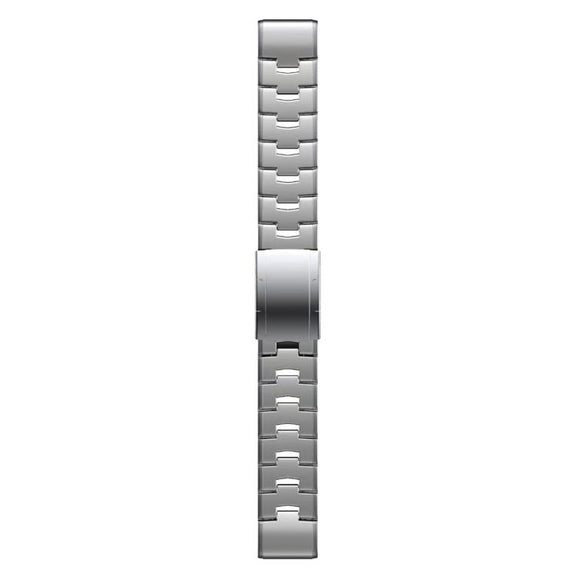 For Garmin Watch 26mm Oracle Titanium Alloy Watch Band(Silver)