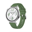 Kalebol 18mm Universal Textured Silicone Silver Buckle Strap(Spruce Green) - free shipping - PMc TechLife - Order now!