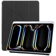 For iPad Pro 11 2024 ZGA Genre Series Y-Fold Leather Tablet Case with Pen Slot(Black) - free shipping - PMc TechLife - Order now!