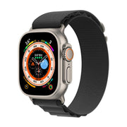 For Apple Watch 42mm / 41mm / 40mm / 38mm Kalebol Aline Nylon Loop Watch Band(Dark Grey)