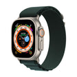 For Apple Watch 42mm / 41mm / 40mm / 38mm Kalebol Aline Nylon Loop Watch Band(Forest Green) - Watch Bands by Kalebol | Online Shopping South Africa | PMC TechLife | Buy Now Pay Later Mobicred