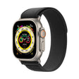For Apple Watch 46mm / 49mm / 45mm / 44mm Kalebol Wild Track Loop Nylon Watch Band(Black) - Watch Bands by Kalebol | Online Shopping South Africa | PMC TechLife | Buy Now Pay Later Mobicred