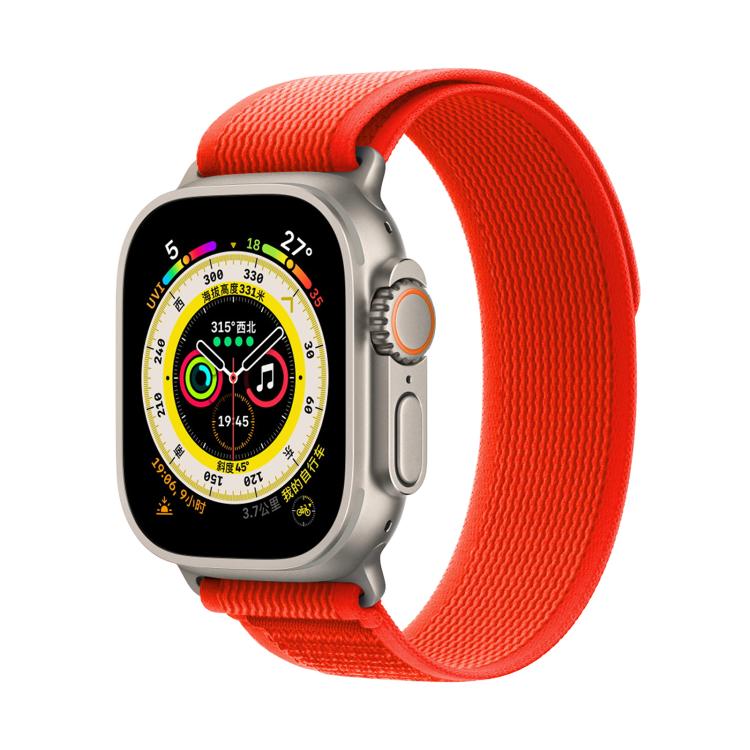 For Apple Watch 42mm / 41mm / 40mm / 38mm Kalebol Wild Track Loop Nylon Watch Band(Orange)