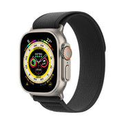 For Apple Watch 42mm / 41mm / 40mm / 38mm Kalebol Wild Track Loop Nylon Watch Band(Black)