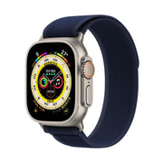 For Apple Watch 42mm / 41mm / 40mm / 38mm Kalebol Wild Track Loop Nylon Watch Band(Midnight Blue)