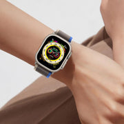For Apple Watch 42mm / 41mm / 40mm / 38mm Kalebol Wild Track Loop Nylon Watch Band(Blue+Grey)
