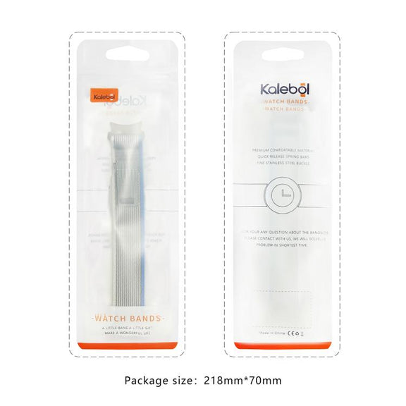 For Apple Watch 46mm / 49mm / 45mm / 44mm Kalebol Wild Track Loop Nylon Watch Band(Blue+Grey)
