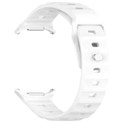 For Samsung Galaxy Watch Ultra 47mm Kalebol Square Buckle Silicone Watch Band(White)