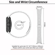 For Samsung Galaxy Watch Ultra 47mm Kalebol Three-bead Steel Watch Band(Silver)