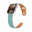 For Apple Watch 42mm / 41mm / 40mm / 38mm Kalebol Large Stud Buckle Leather Watch Band(Green) - free shipping - PMc TechLife - Order now!