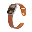 For Apple Watch 42mm / 41mm / 40mm / 38mm Kalebol Large Stud Buckle Leather Watch Band(Brown) - free shipping - PMc TechLife - Order now!