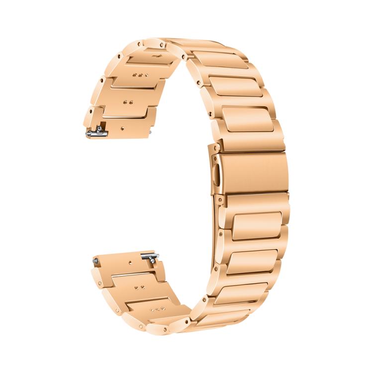 Kalebol 22mm Tooling Metal Zinc Alloy Watch Band(Rose Gold)