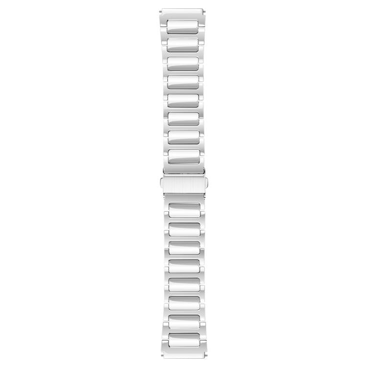 Kalebol 22mm Tooling Metal Zinc Alloy Watch Band(Silver)