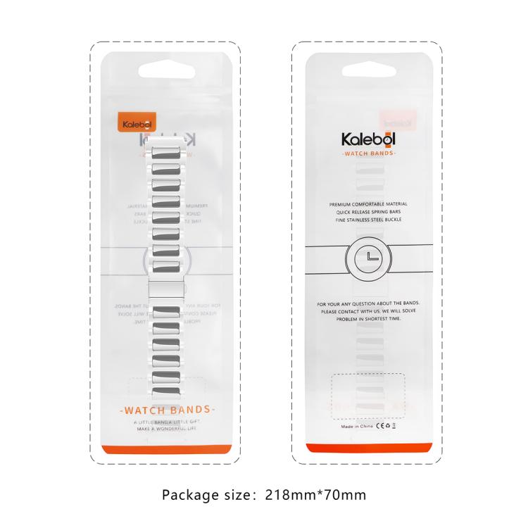 Kalebol 22mm Tooling Metal Zinc Alloy Watch Band(Rose Gold)