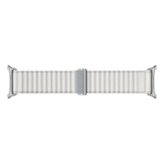 For Samsung Galaxy Watch Ultra 47mm / Ultra 2025 Kalebol Ocean Loop Nylon Braided Watch Band(White)