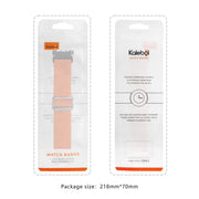 For Samsung Galaxy Watch 5 Pro / 6 / 7 Kalebol Button Elastic Nylon Watch Band(Dark Grey)