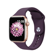 For Apple Watch 46mm / 49mm / 45mm / 44mm Kalebol Reverse Buckle Silicone Watch Band(Violet)