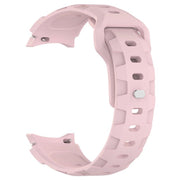 For Samsung Galaxy Watch 5 Pro / 6 / 7 Kalebol Armor Silicone Watch Band(Pink)