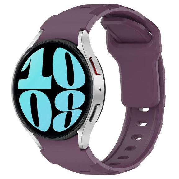 For Samsung Galaxy Watch 5 Pro / 6 / 7 Kalebol Armor Silicone Watch Band(Wine Red)