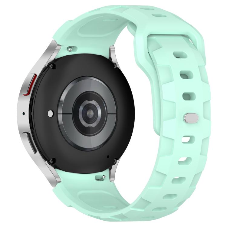 For Samsung Galaxy Watch 5 Pro / 6 / 7 Kalebol Armor Silicone Watch Band(Teal)