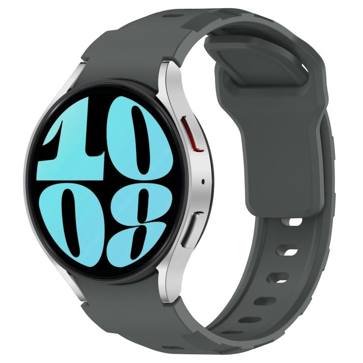 For Samsung Galaxy Watch 5 Pro / 6 / 7 Kalebol Armor Silicone Watch Band(Space Grey)