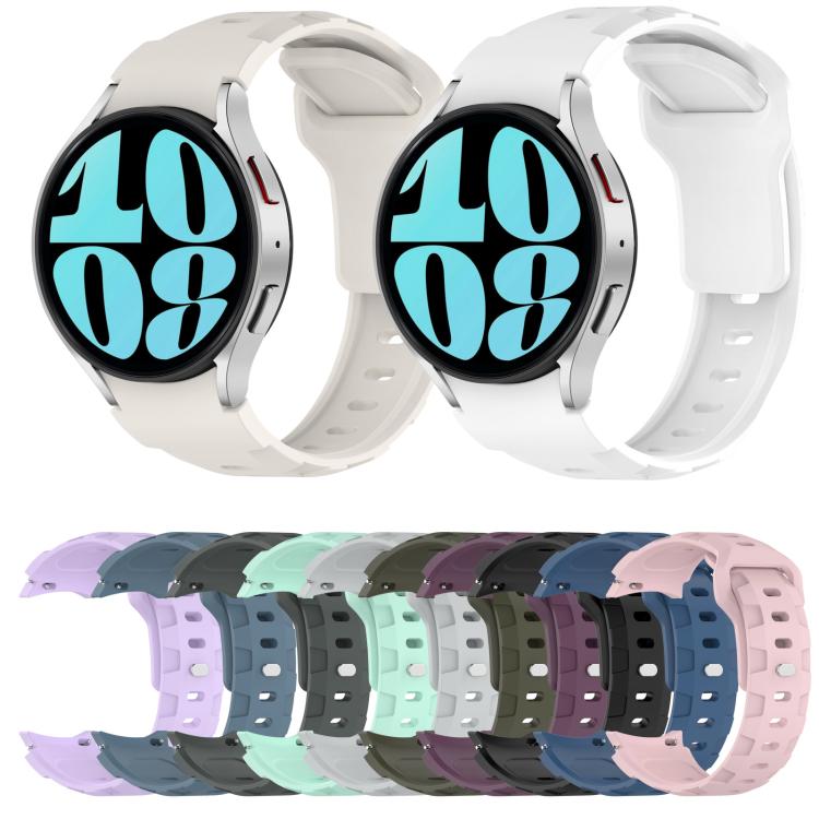 For Samsung Galaxy Watch 5 Pro / 6 / 7 Kalebol Armor Silicone Watch Band(Official Dark Blue)