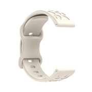 20mm Kalebol Leopard Print Butterfly Buckle Silicone Watch Band(Starlight)