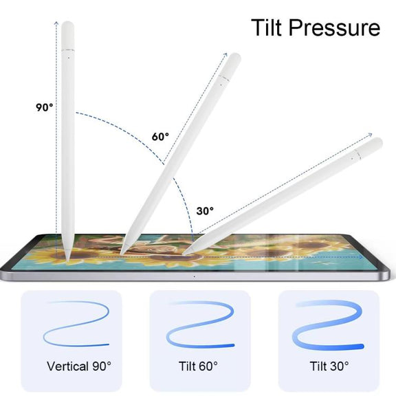 For iPad Series Type-C Magnetic Draw Out Stylus(White)