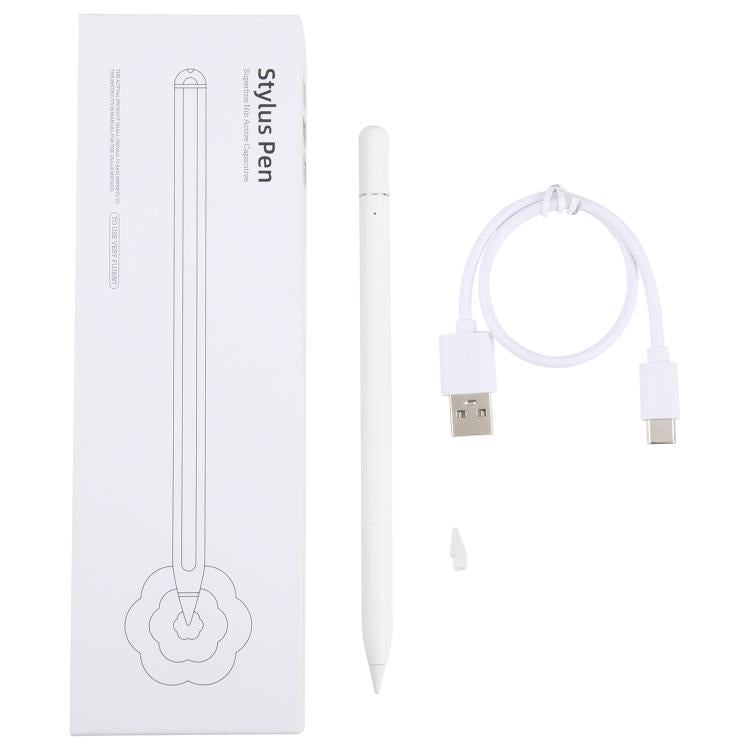 For iPad Series Type-C Magnetic Draw Out Stylus(White)