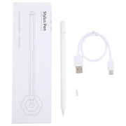 For iPad Series Type-C Magnetic Draw Out Stylus(White)