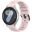 20mm Kalebol Solid Color Black Buckle Round Tail Silicone Watch Band(Rose Pink) - free shipping - PMc TechLife - Order now!