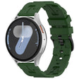 22mm Kalebol Solid Color Black Buckle Round Tail Silicone Watch Band(Army Green) - free shipping - PMc TechLife - Order now!