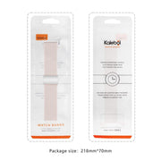For Samsung Galaxy Watch Ultra 47mm Kalebol Braided Loop Magnetic Black Buckle Watch Band(Space Grey)