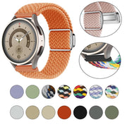 22mm Kalebol Nylon Braided Loop Magnetic Buckle Watch Band(Violet)