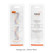 22mm Kalebol Nylon Braided Loop Magnetic Buckle Watch Band(Denim)