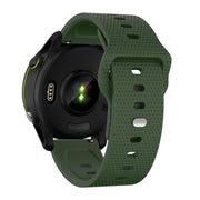 20mm Kalebol Dot Studded Buckle Silicone Watch Band(Army Green)