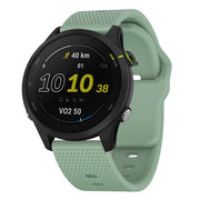 20mm Kalebol Dot Studded Buckle Silicone Watch Band(Teal)