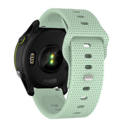 20mm Kalebol Dot Studded Buckle Silicone Watch Band(Teal)