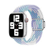For Apple Watch 42mm / 41mm / 40mm / 38mm Kalebol Nylon Loop Magnetic Buckle Watch Band(Violet Blue)